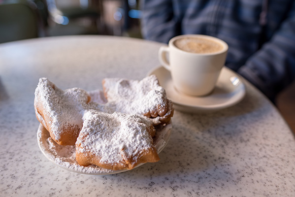 Beignets on Table