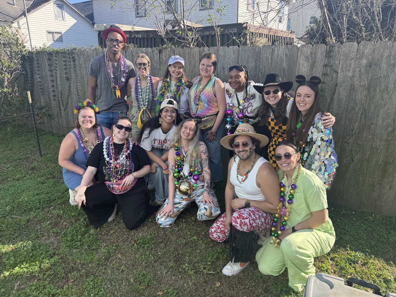 Group Photo at Mardi Gras