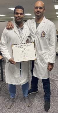 Clifford Crutcher II at his 2020 neurosurgery graduation.