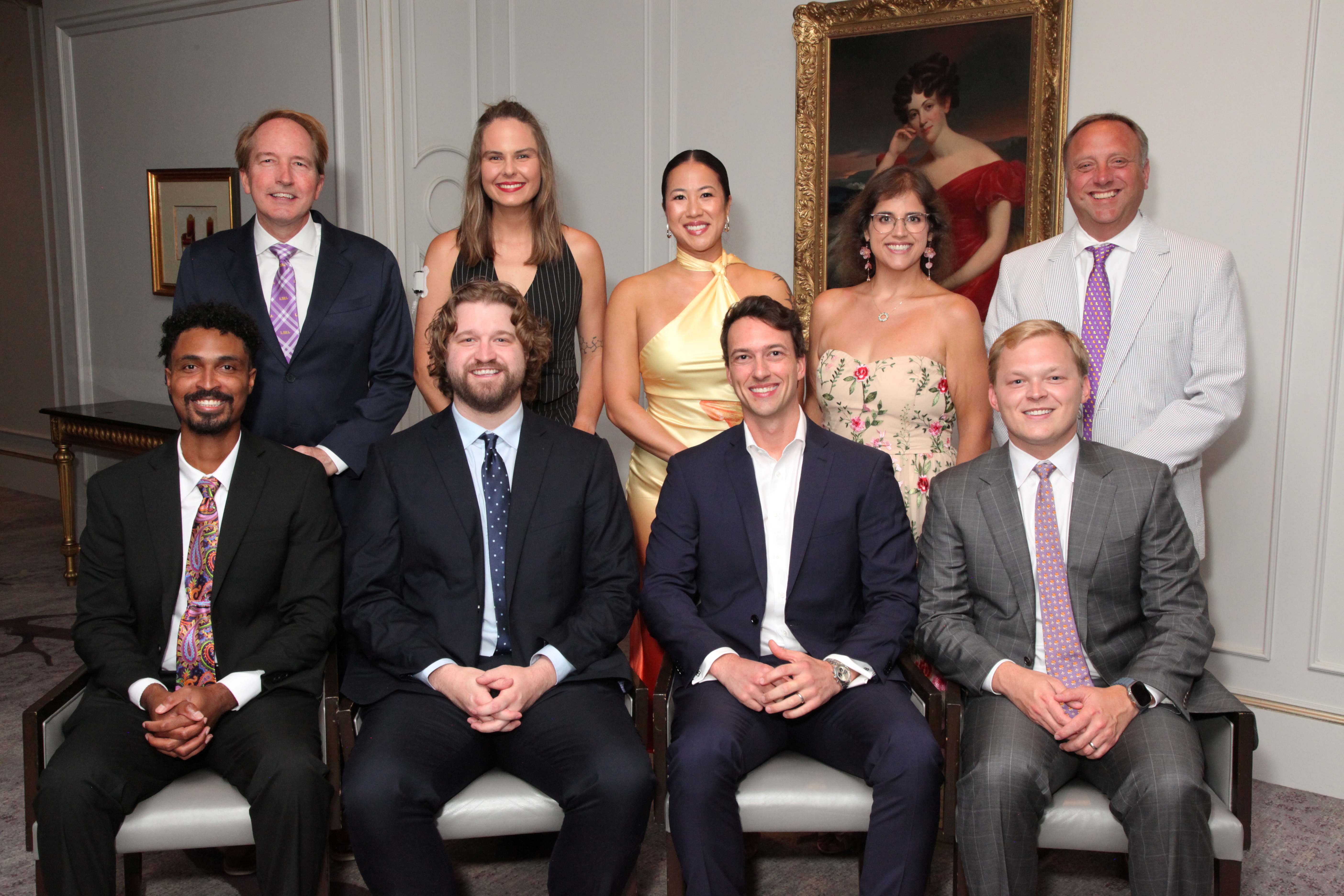 group photo of graduating residents