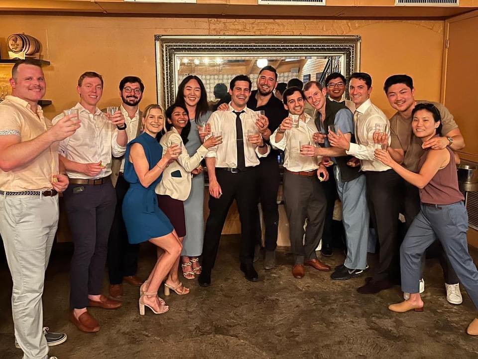 residents at party