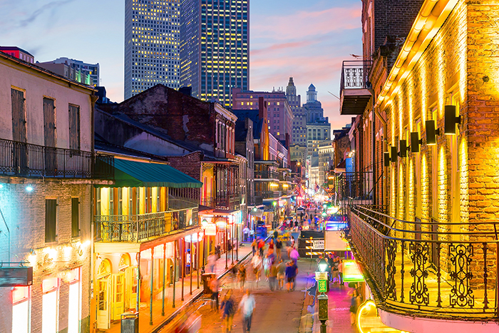 New Orleans French Quarter Street Image
